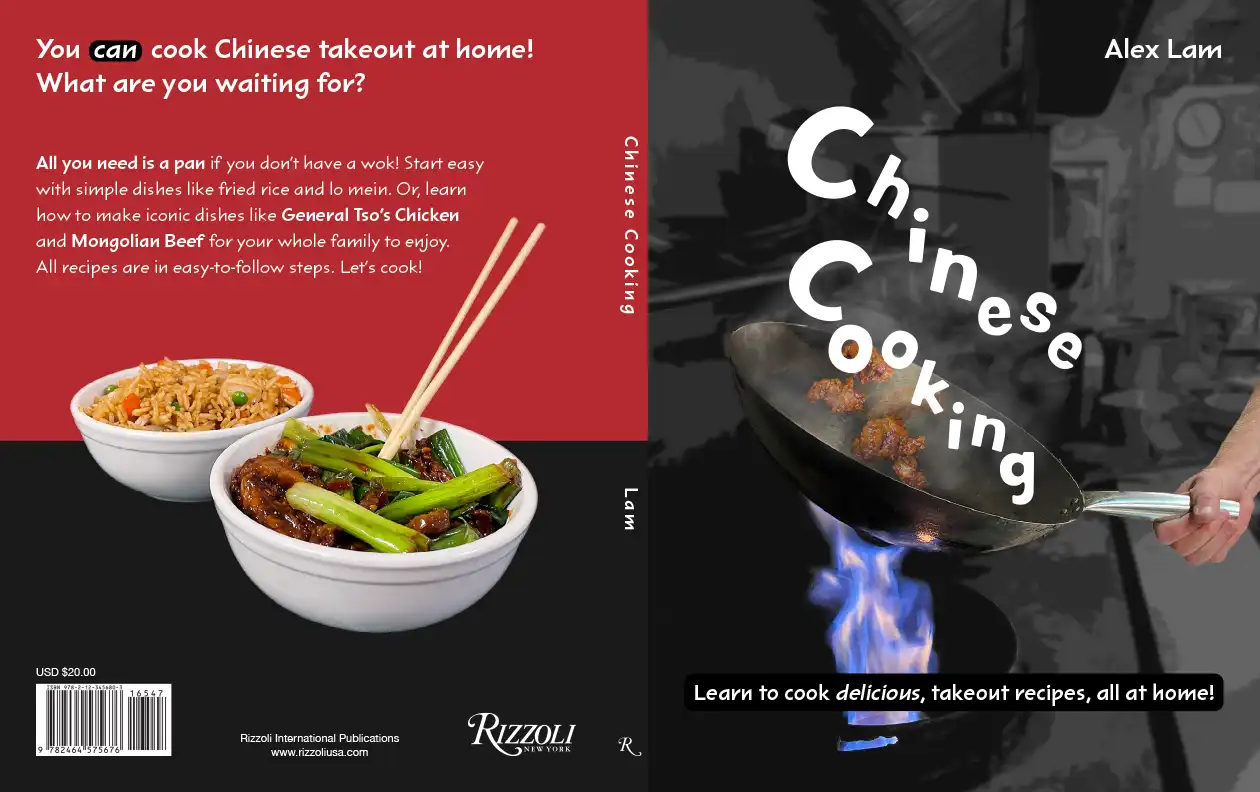 Chinese Cooking book front spread