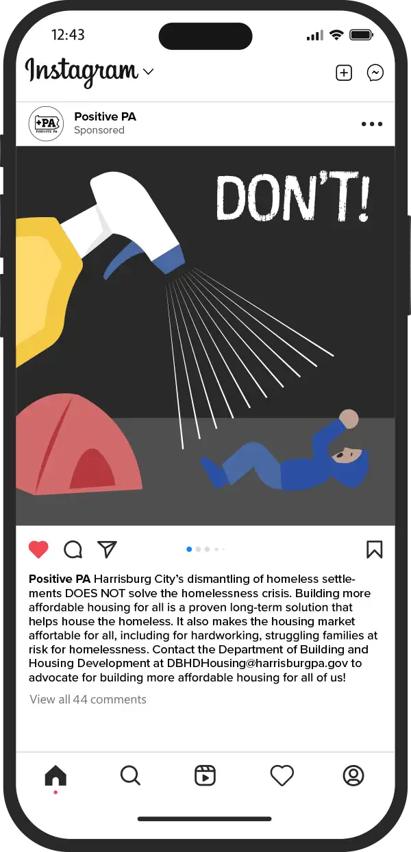 Homelessness campaign Instagram v2