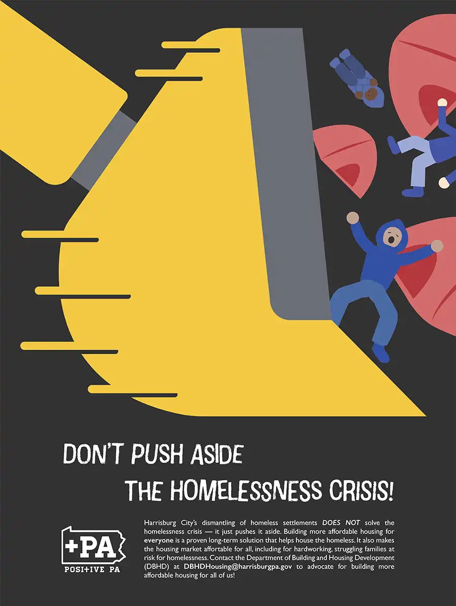 Homelessness campaign poster