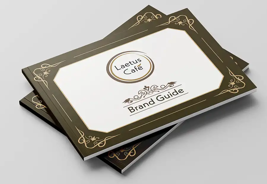 Laetus Café brand guide front