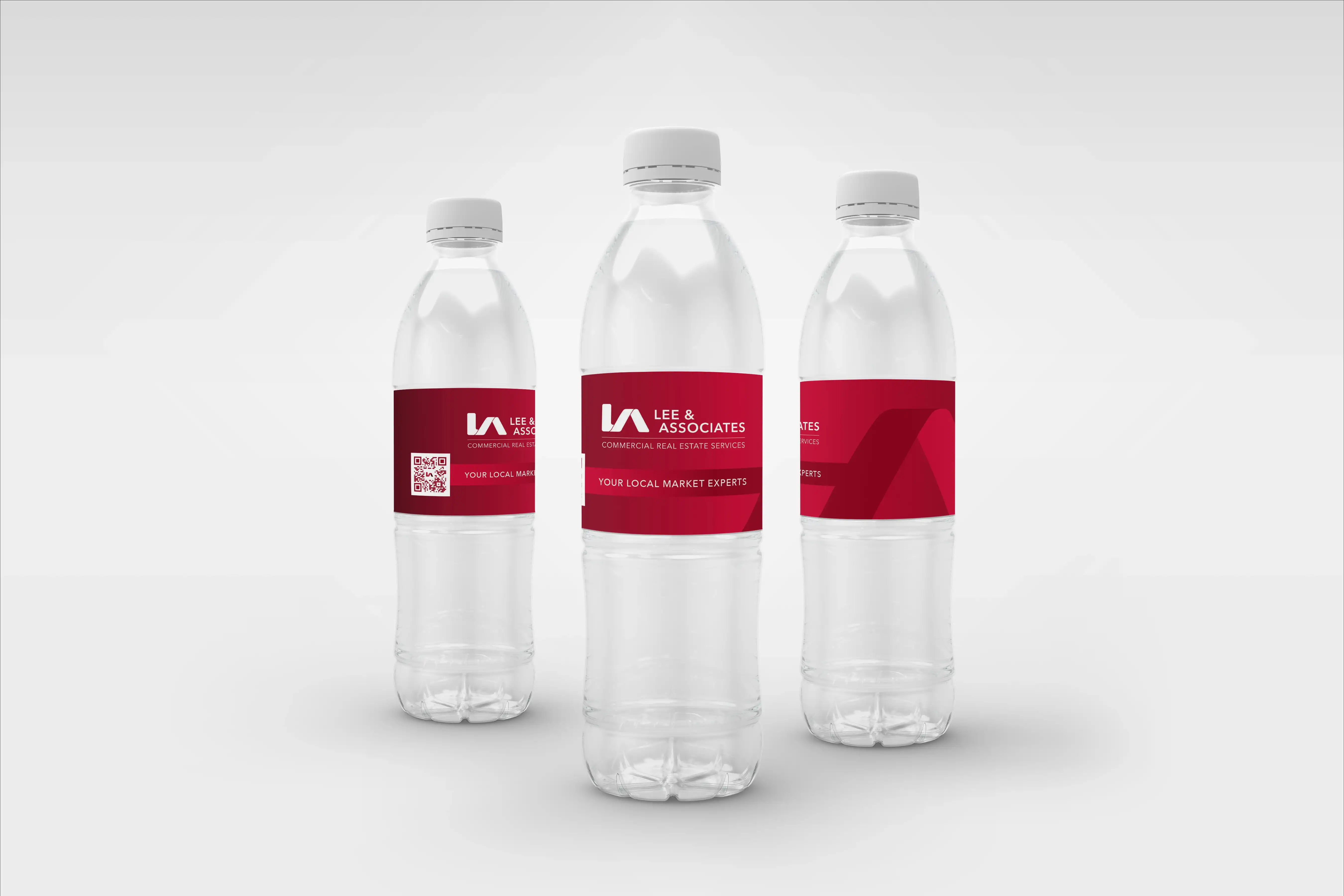 Office water bottle to give to clients