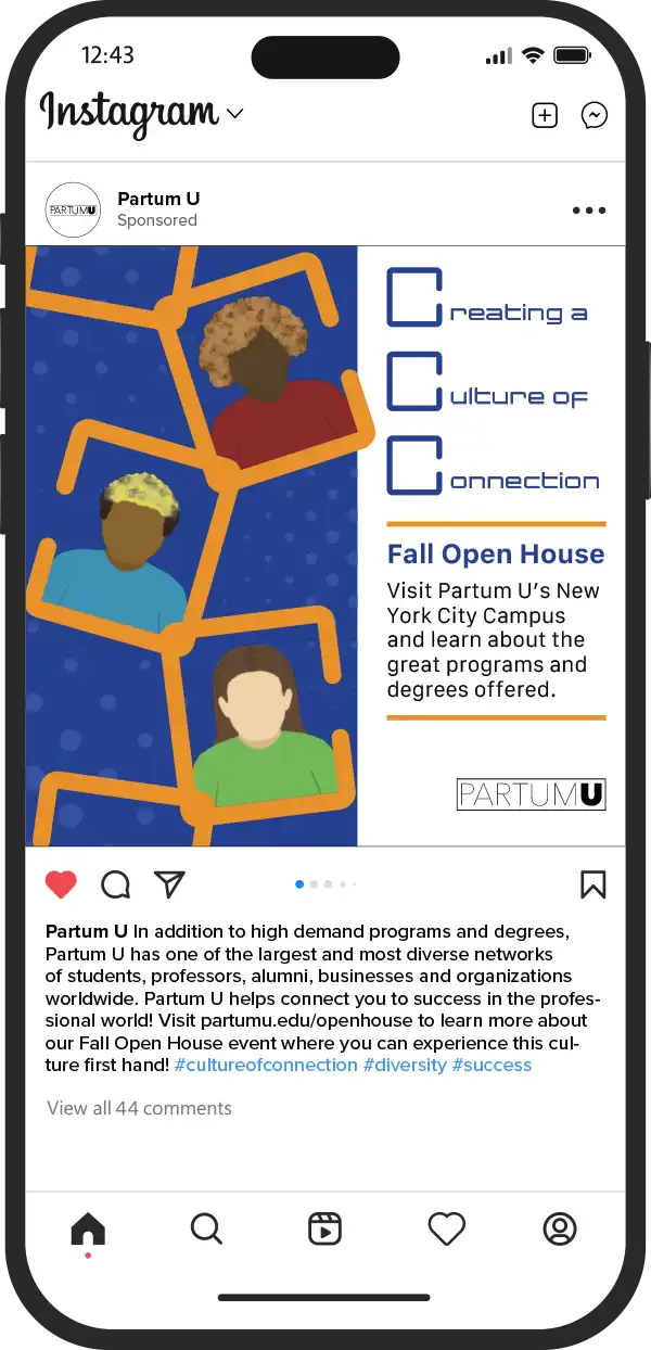 University promo Instagram post v1